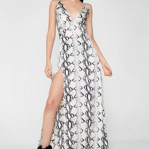 snake print maxi dress lioness from doll skill